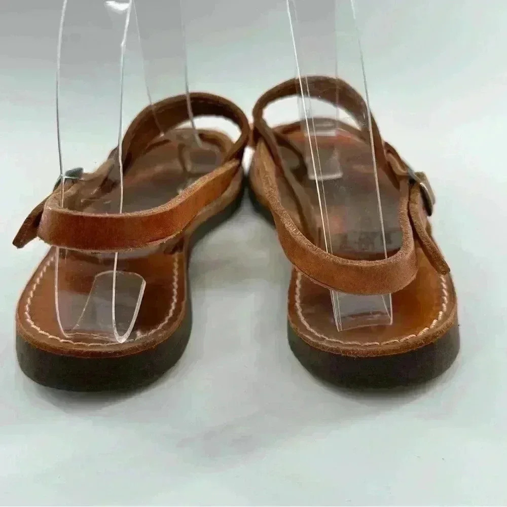 Stratias womens sandals size 7 tan leather festival fairycore - Picture 3 of 10